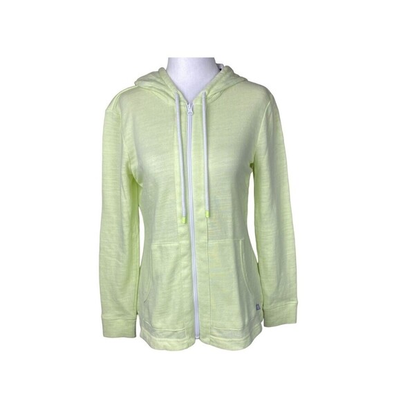 Talbots Jacket Womens Small Petite Green Full Zip Lightweight Long Sleeve Casual - Picture 1 of 13